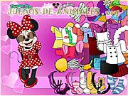 Juego de Animales Vestir a Minnie Mouse